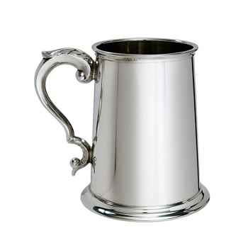 Thistle Stamp Pewter Tankard Thistle Stamp Pewter Tankard