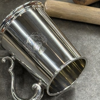 Thistle One Pint Pewter Tankard