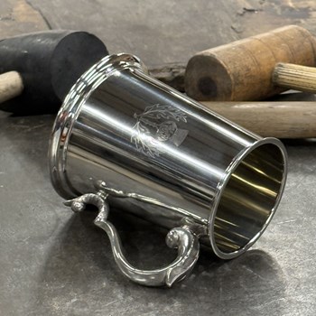 Thistle One Pint Pewter Tankard