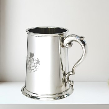 Thistle One Pint Pewter Tankard Thistle One Pint Pewter Tankard
