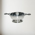 Birthstone Pewter Quaich April With Cubic Zicorna Stones