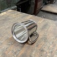 Standard Plain Glass Base One Pint Pewter Tankard