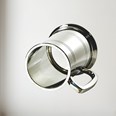 Double Lined Glass Base One Pint Heavy Pewter Tankard