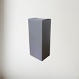 Large Pillar Antique Finish Pewter Candle Holder Large Pillar Antique Finish Pewter Candle Holder