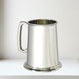 Plain Glass Base One Pint Pewter tankard