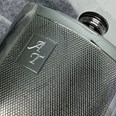 4oz Barley Pewter Kidney Hipflask