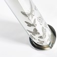 Butterfly Pattern Pewter Vase