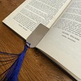 Stainless Steel Book Mark With Tassel