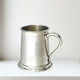 Half Pint Embossed Celtic Band Pewter Tankard