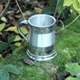 Half Pint Embossed Celtic Band Pewter Tankard