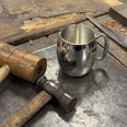 Half Pint Barrel Pewter Tankard
