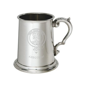 Clan crest Abbotson Choose your Product Half pint Tankard Clan crest engraved Abbotson