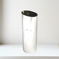 Medium Pewter Elipse Vase