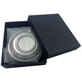 Clay Shot Round Pewter Flask