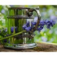 Half Pint Double Celtic Band Pewter Tankard