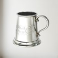 Embossed Celtic Band Baby Quarter Pint Pewter Mug