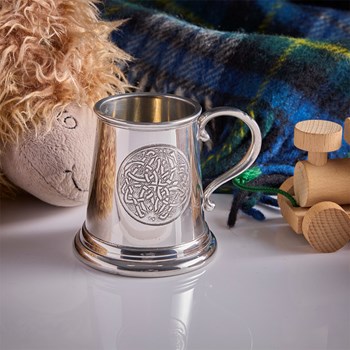 Celtic Circle Pewter Baby Mug