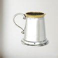 Quarter Pint Celtic Gold Pewter And Brass Baby Mug