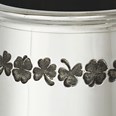 Shamrock Quarter Pint Pewter Baby Mug