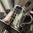 Shamrock Quarter Pint Pewter Baby Mug