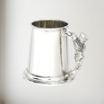 Thistle Handle Pewter Baby Mug Thistle Handle Pewter Baby Mug