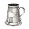 Tartan Pewter Baby Mug Tartan Pewter Baby Mug