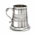 Tartan Pewter Baby Mug Tartan Pewter Baby Mug