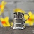 Quarter Pint Double Celtic Bands Pewter Baby Mug