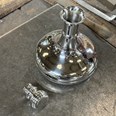 Pewter Ships Decanter