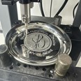 Round Pewter Bottle Coaster