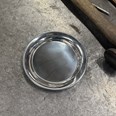Round Pewter Bottle Coaster