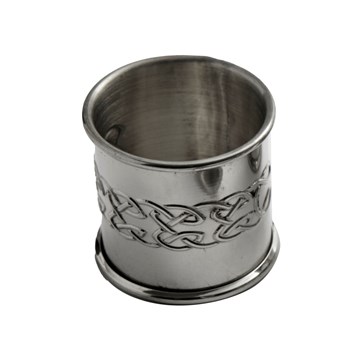Embossed Celtic Pewter Napkin Ring Embossed Celtic Pewter Napkin Ring