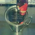 Standard Plain Glass Base One Pint Pewter Tankard