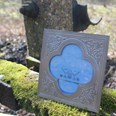 Small Medieval Antique Finish Cast Pewter 4"X4" Picture Frame