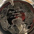 6oz Round Claddagh Pewter Flask