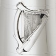 Irish Harp Badge One Pint Pewter Tankard