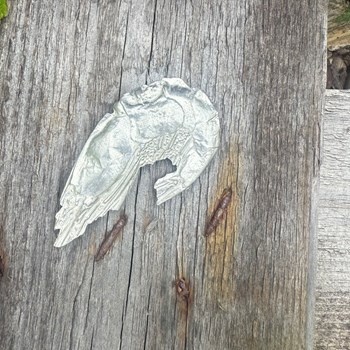 Cast Pewter Prawn Ornament