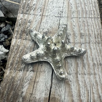 Cast Pewter Starfish Ornament