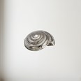 Cast Pewter Large Flat Spiral Ornament Cast Pewter Large Flat Spiral Ornament