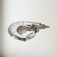 Cast Pewter Crevette Ornament Cast Pewter Crevette Ornament