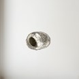 Cast Pewter Flat Spiral Shell Ornament