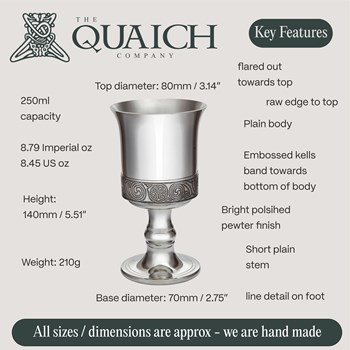 Kells Pewter Goblet