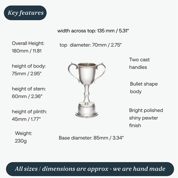 Replica Pewter Bullet Trophy