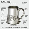 Celtic Dragon One Pint Pewter Tankard