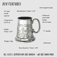 God Child Quarter Pint Pewter Baby Mug