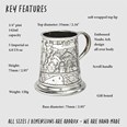 Noahs Ark Quarter Pint Pewter Baby Mug