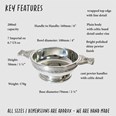 Medium Celtic Band Pewter Quaich