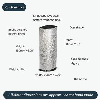 Love Skull Budvase Love Skull Budvase