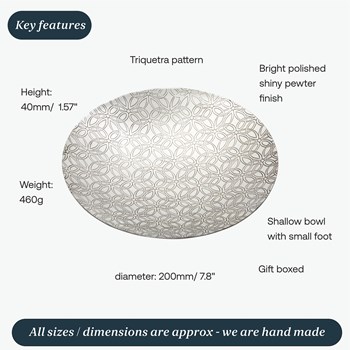 Triquetra Pewter Bowl