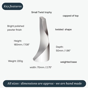 Small Twist Trophy By Catherine Tutt Small Twist Trophy By Catherine Tutt